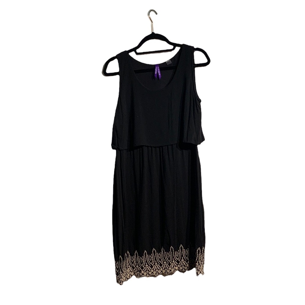 Seraphine little black dress for nursing and maternity
